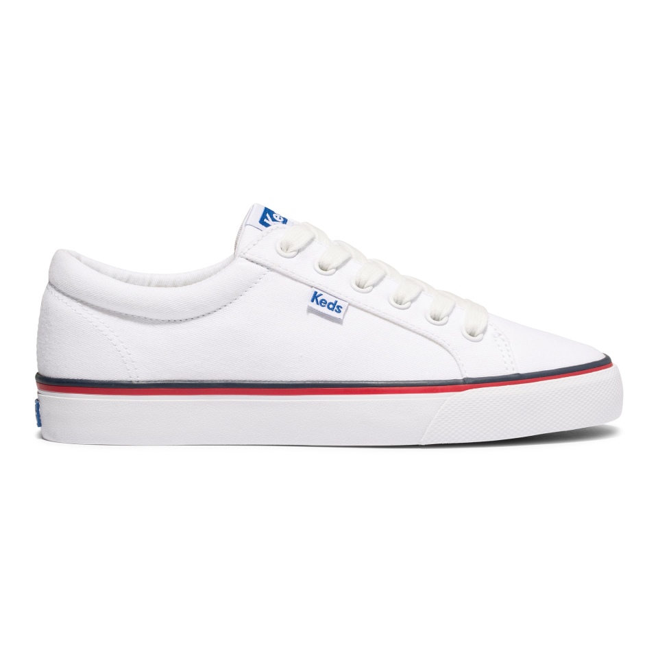 Chute De Salto Feminino Keds Feat Algodão Orgânico Branco