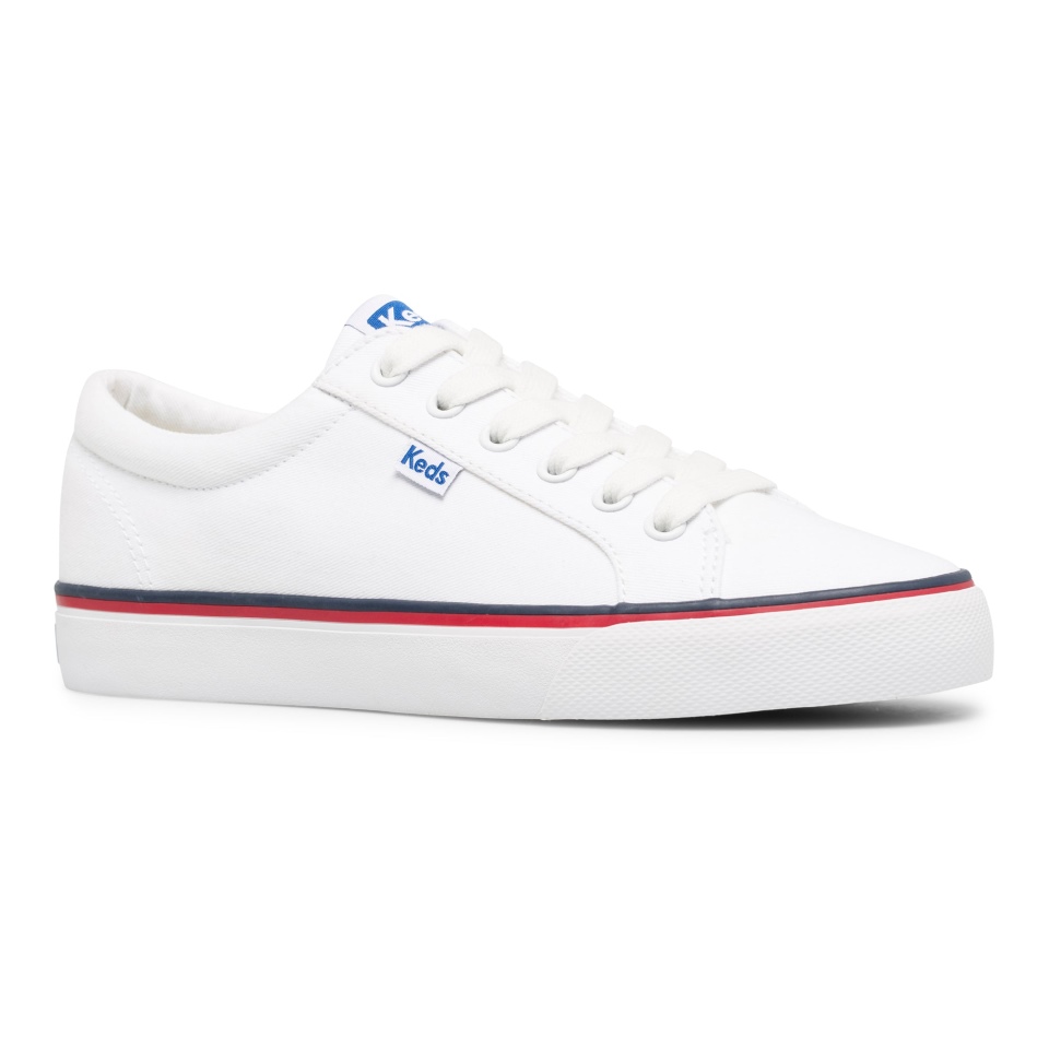 Chute De Salto Feminino Keds Feat Algodão Orgânico Branco