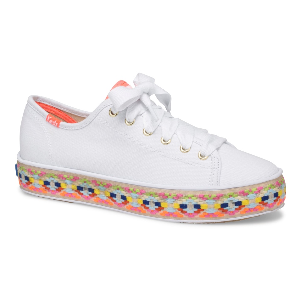 Chute Triplo Feminino Keds Verão Foxing Branco