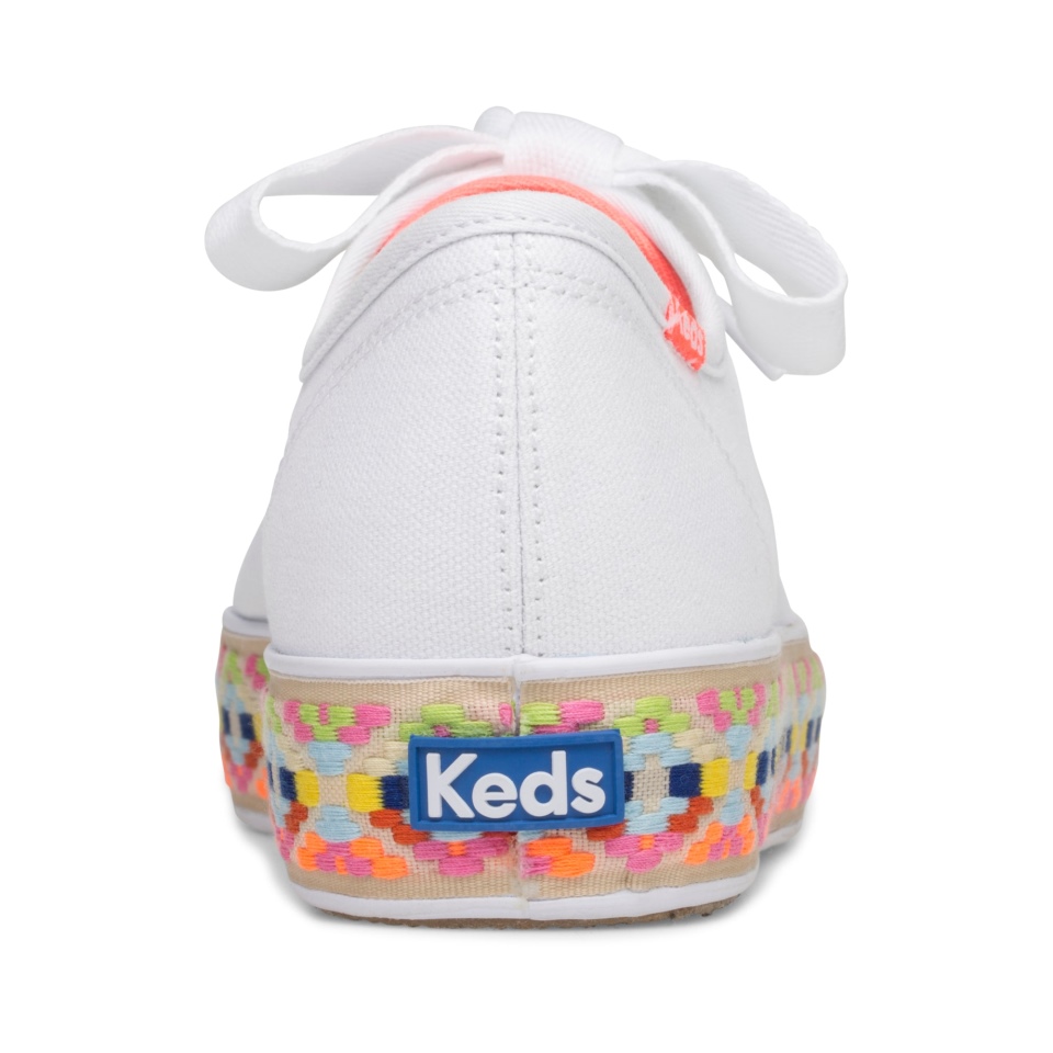 Chute Triplo Feminino Keds Verão Foxing Branco