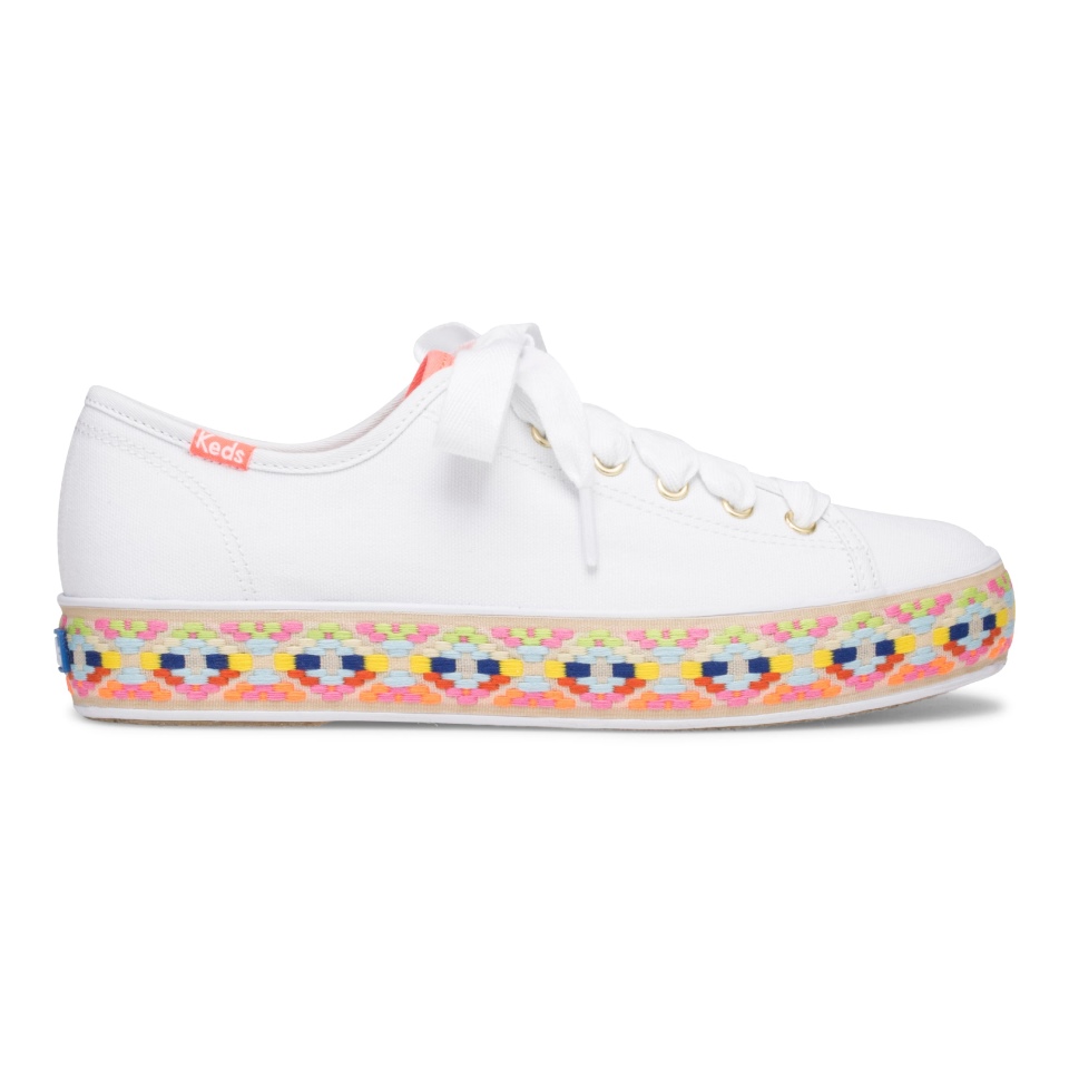 Chute Triplo Feminino Keds Verão Foxing Branco