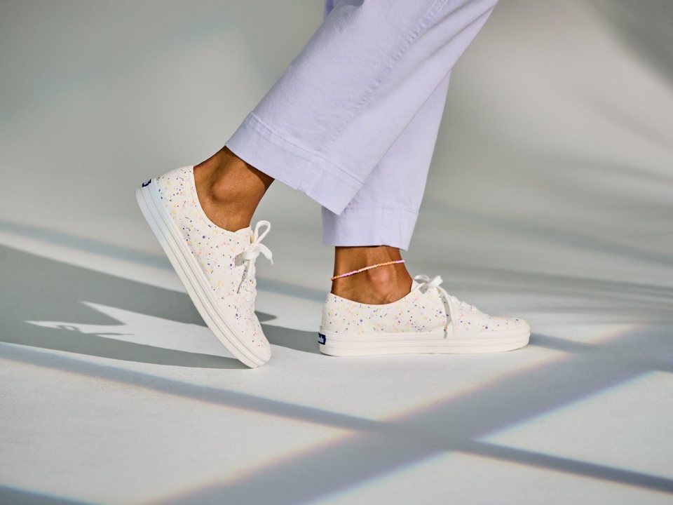 Keds Breezie Confetti Canvas Branco Multi