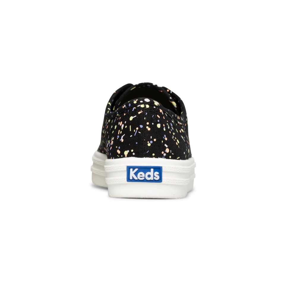 Keds Breezie Confetti Canvas Preto Multi