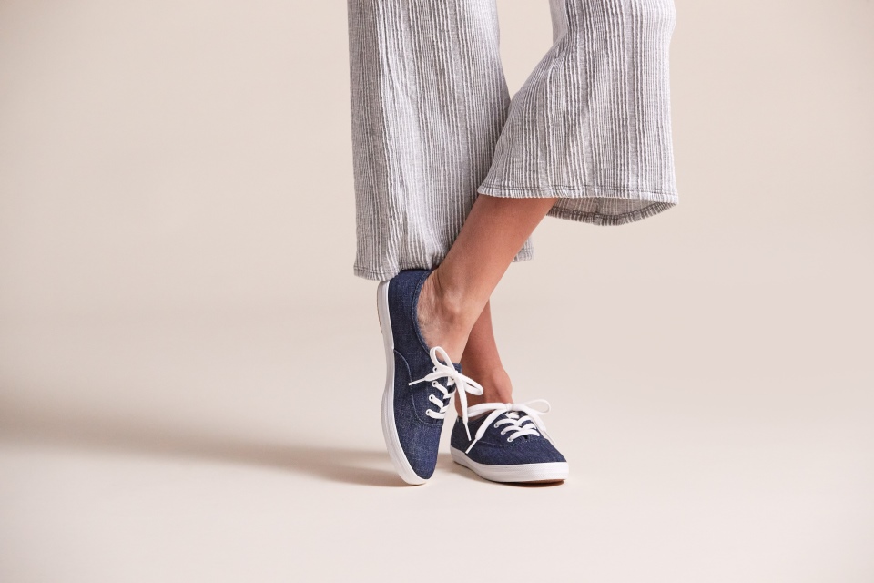 Keds Campeã Feminina Eco Denim índigo