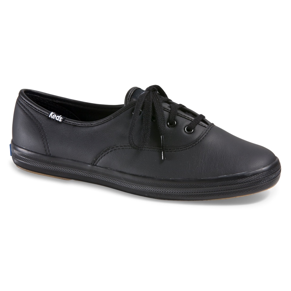 Keds Campeão Feminino Originals Couro Preto
