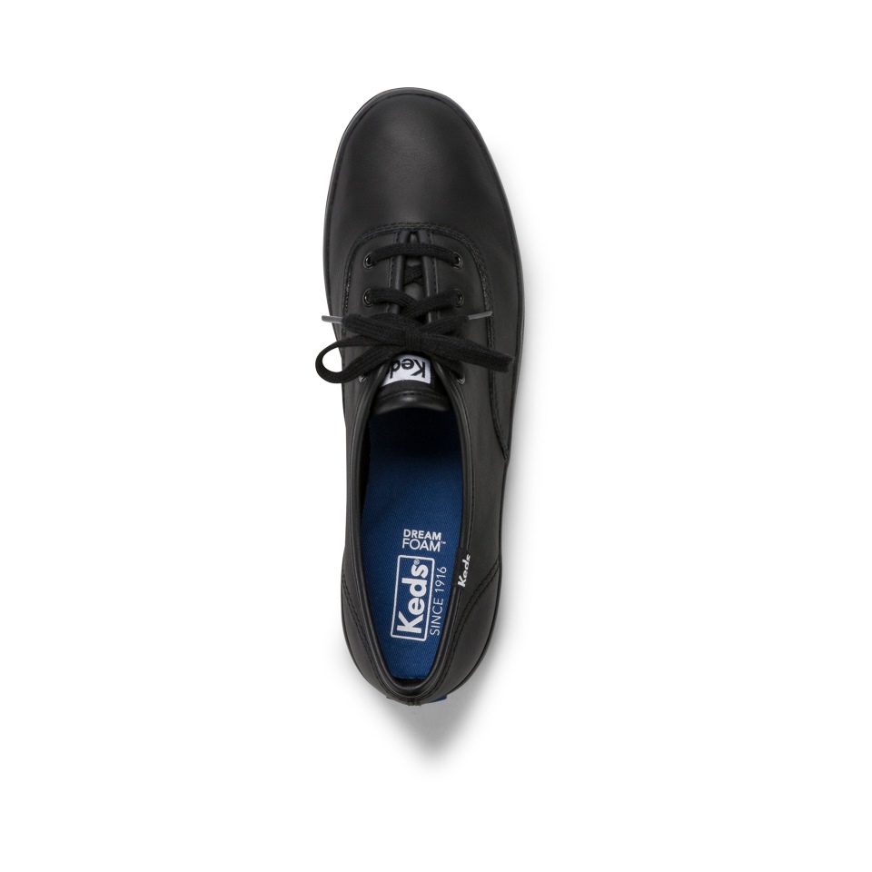 Keds Campeão Feminino Originals Couro Preto