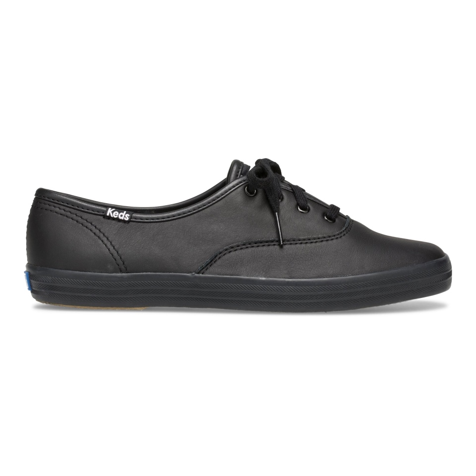 Keds Campeão Feminino Originals Couro Preto