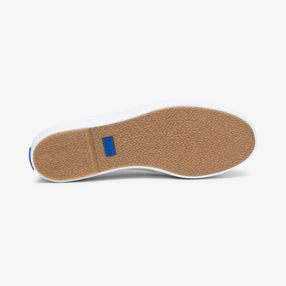 Keds Feminino Chute Triplo Luxe Couro Branco