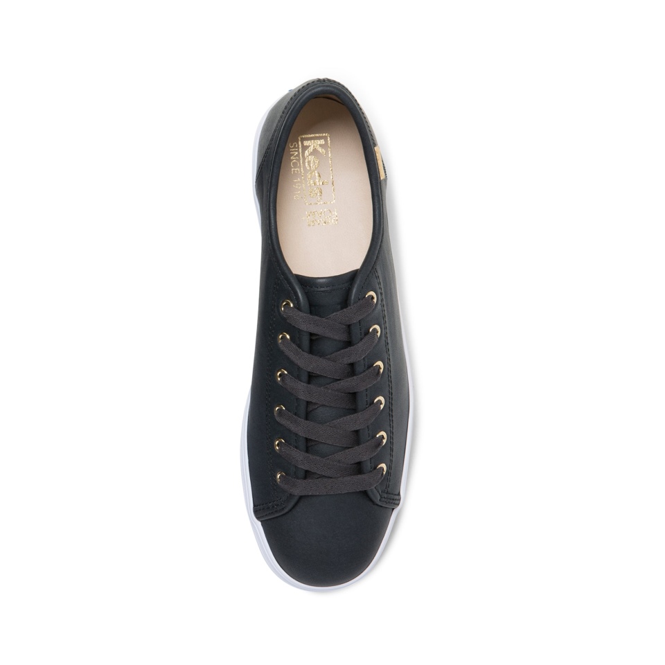 Keds Feminino Chute Triplo Luxe Couro Preto