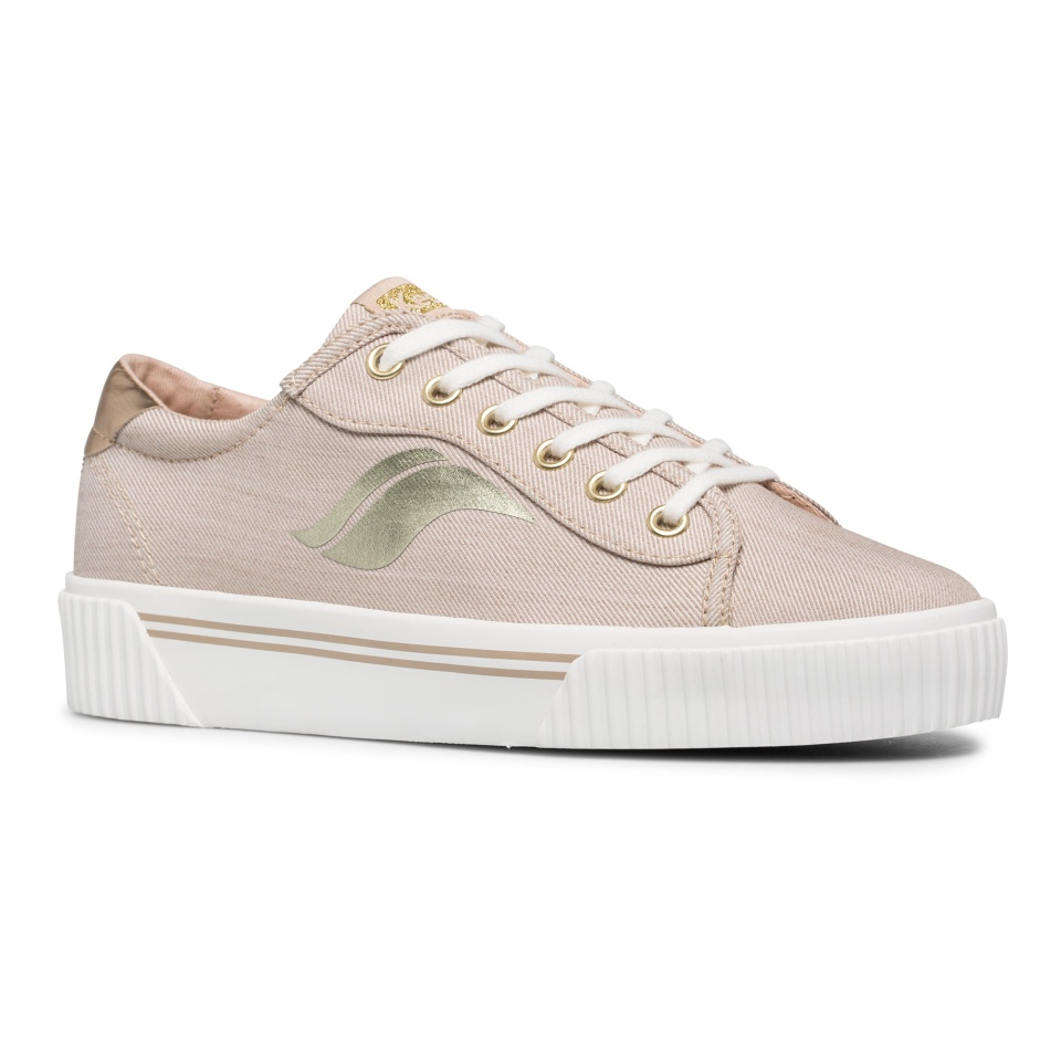 Keds Feminino Crew Kick Alto Soft Sarja Taupe