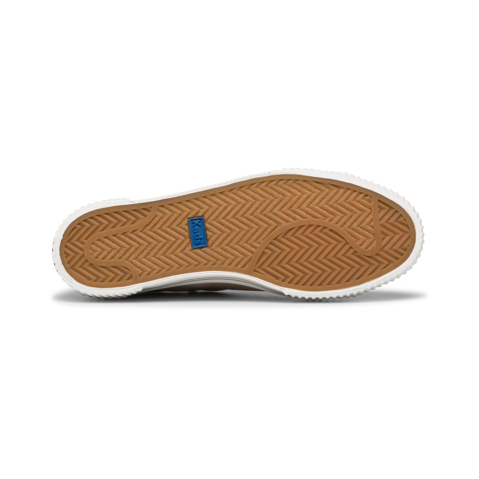 Keds Feminino Crew Kick Alto Soft Sarja Taupe