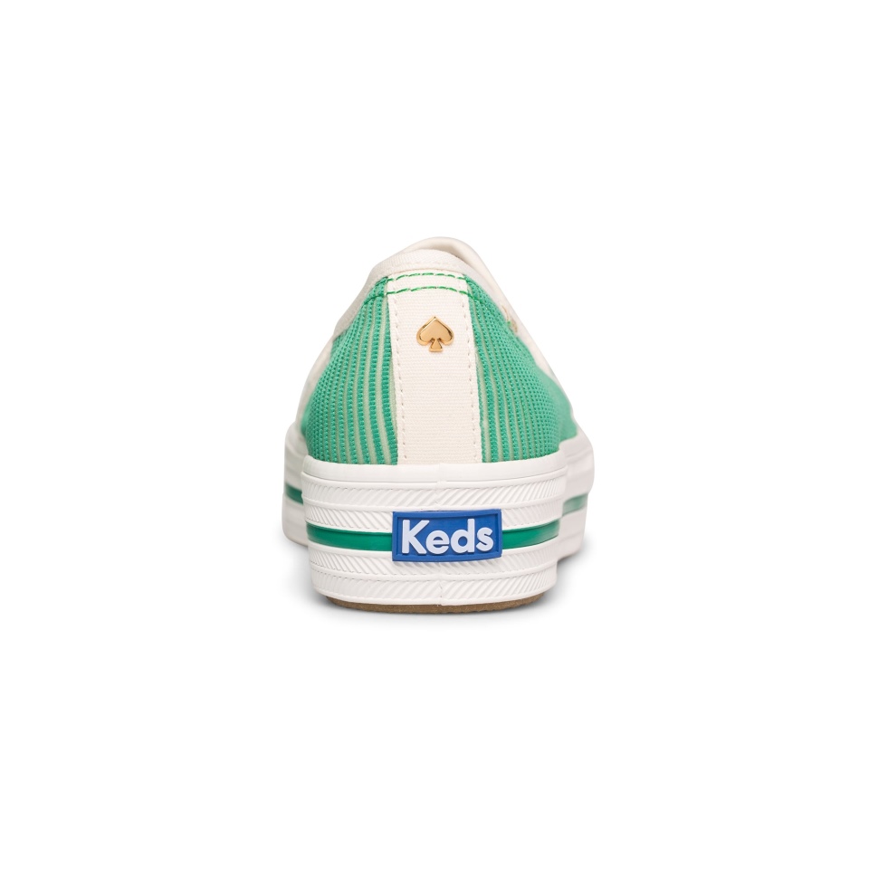 Keds Feminino Keds X Kate Spade New York Triple Decker Listra Malha Verde