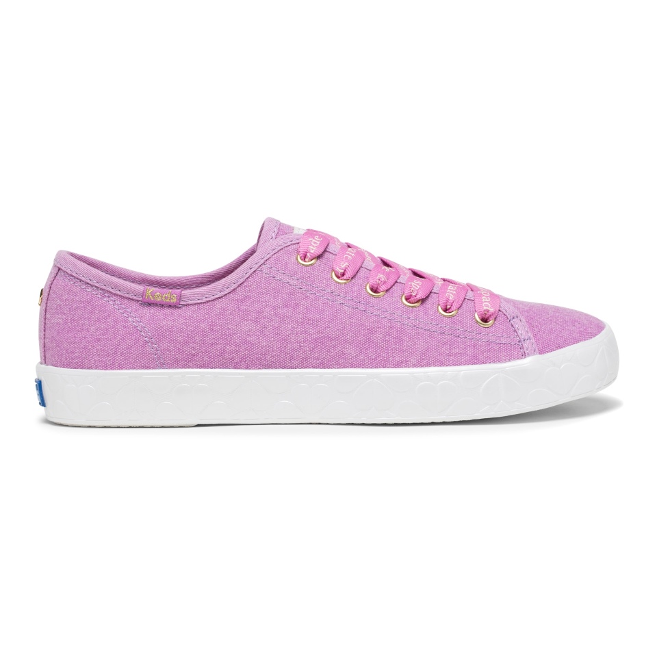 Keds Feminino Keds X Kate Spade Nova York Kickstart Logotipo Foxing Malva