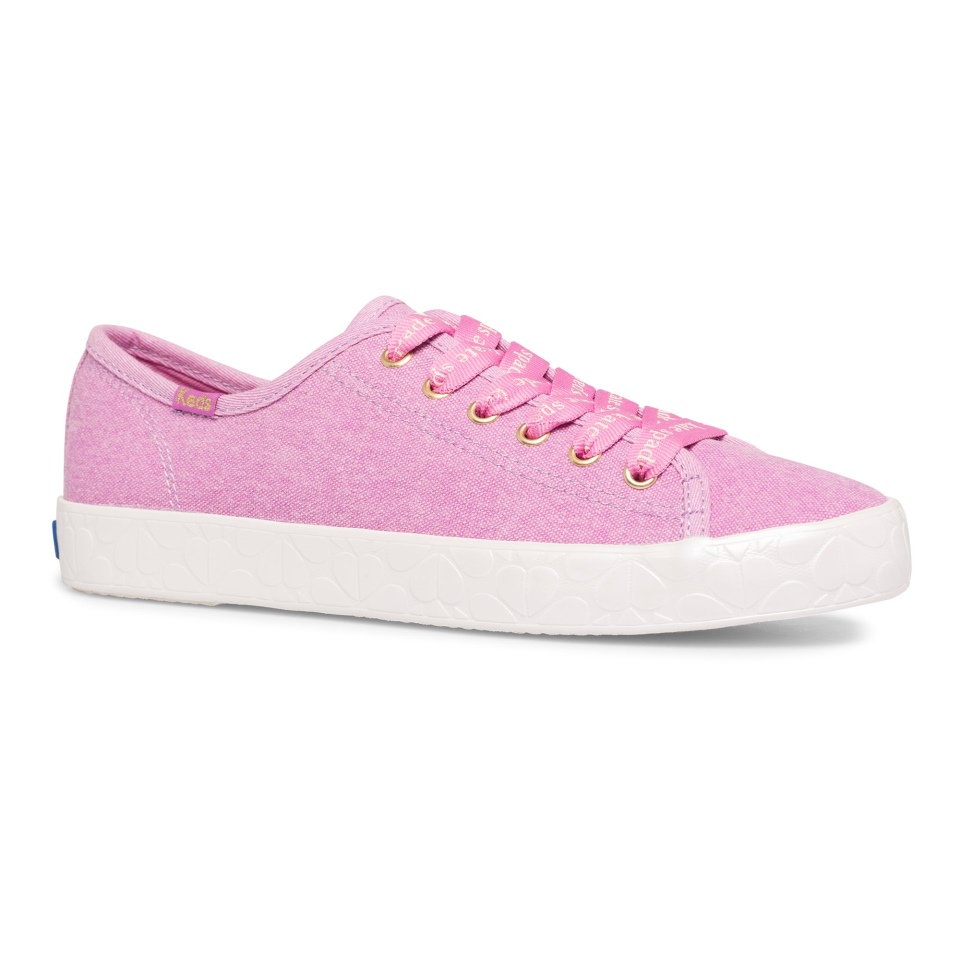 Keds Feminino Keds X Kate Spade Nova York Kickstart Logotipo Foxing Malva