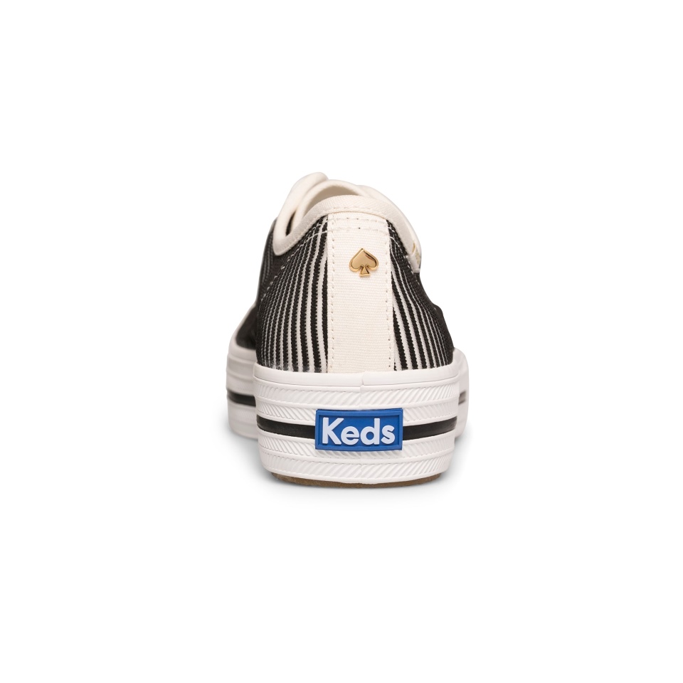 Keds Feminino Keds X Kate Spade Nova York Triple Kick Stripe Mesh Preto