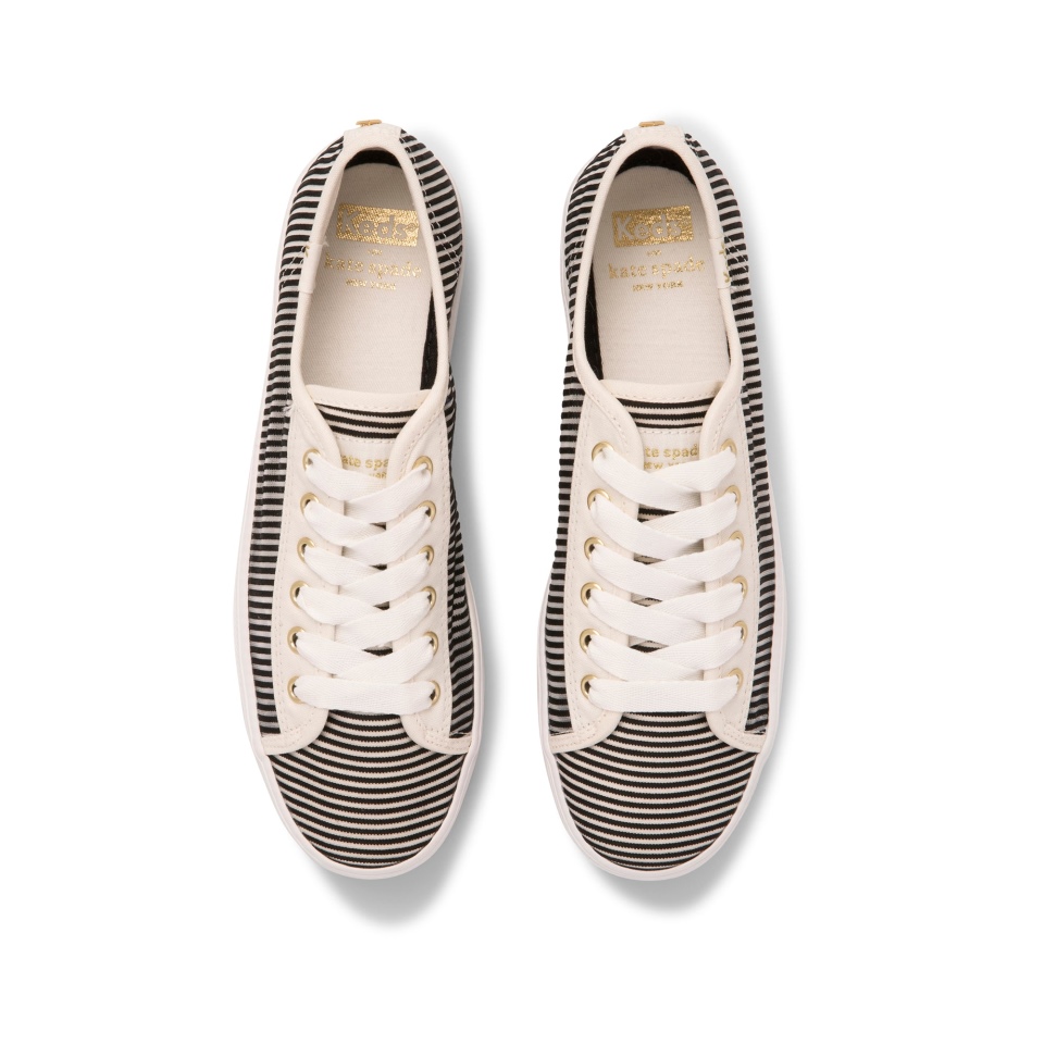 Keds Feminino Keds X Kate Spade Nova York Triple Kick Stripe Mesh Preto