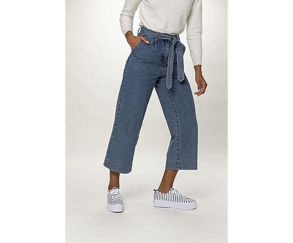 Keds Feminino Triple Up Breton Listras Branco-marinho
