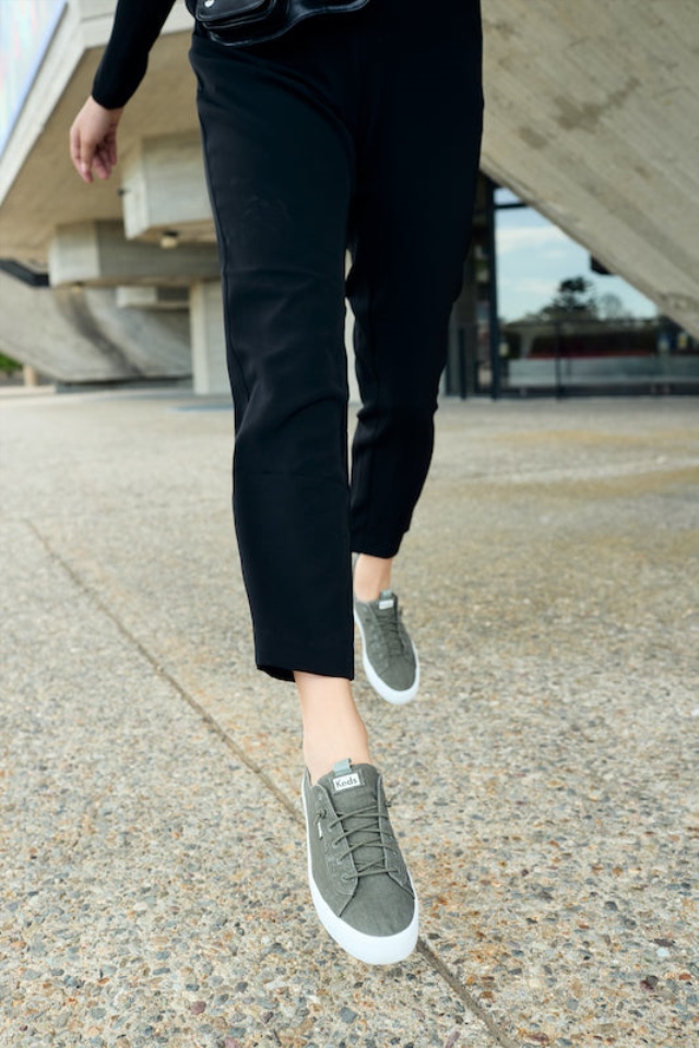 Keds Propina Feminina Algodão Orgânico Olive Night