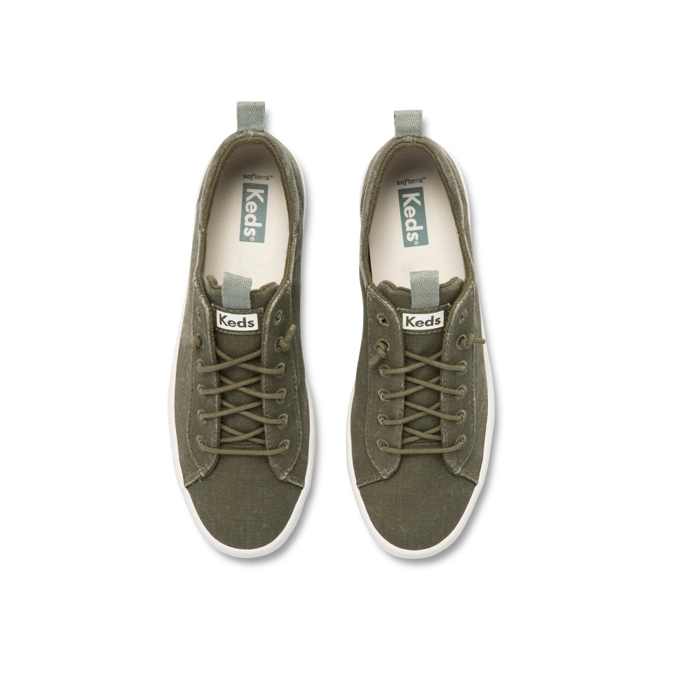 Keds Propina Feminina Algodão Orgânico Olive Night