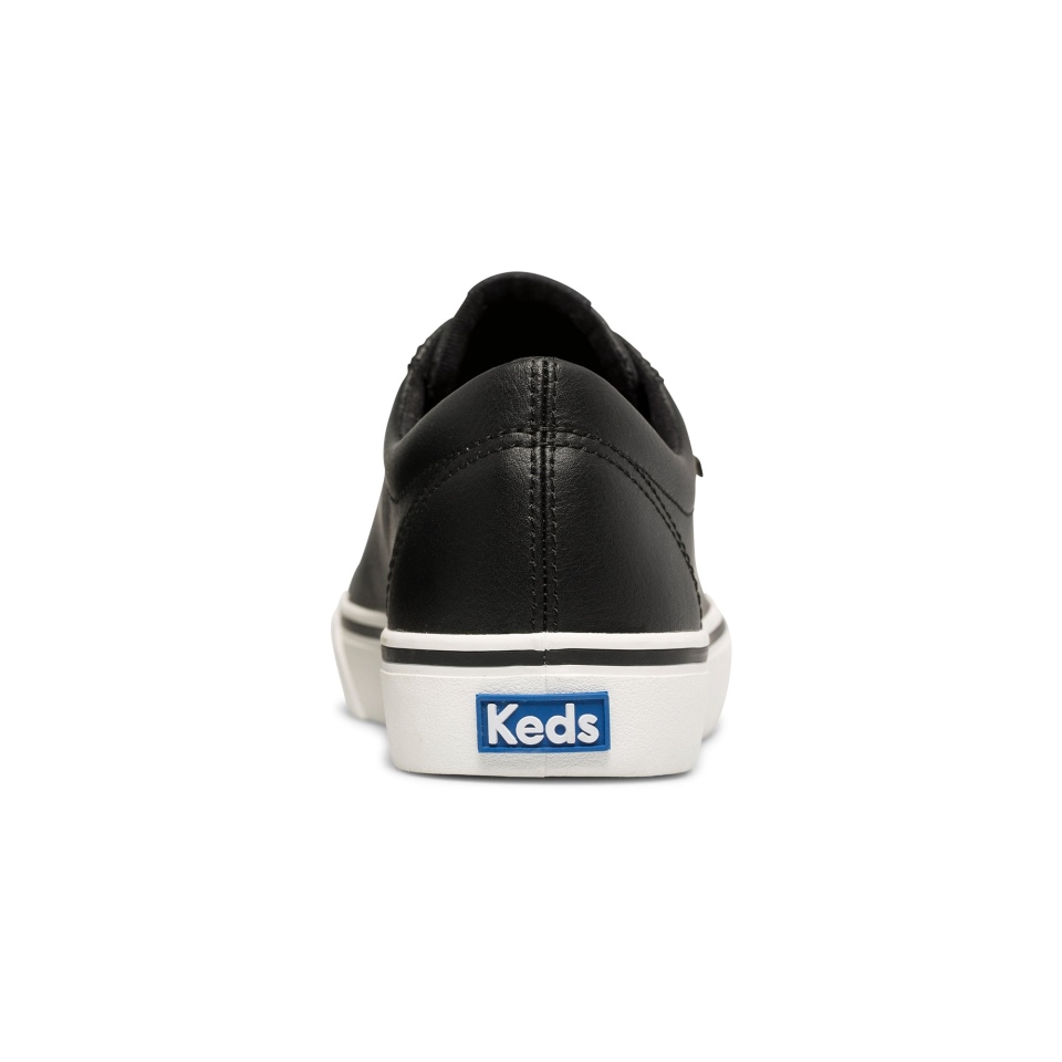 Keds Salto Salto Feminino Couro Preto-ouro