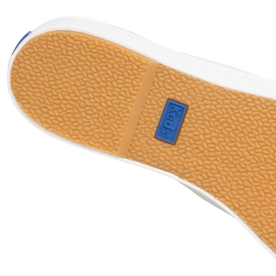 Keds Triple Kick Feminino Em Couro Branco