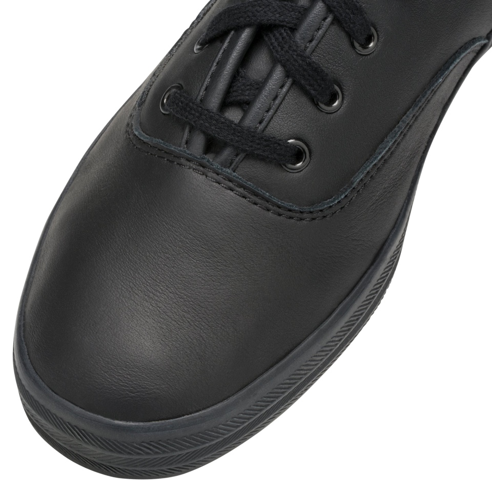 Keds Triple Kick Feminino Em Couro Preto