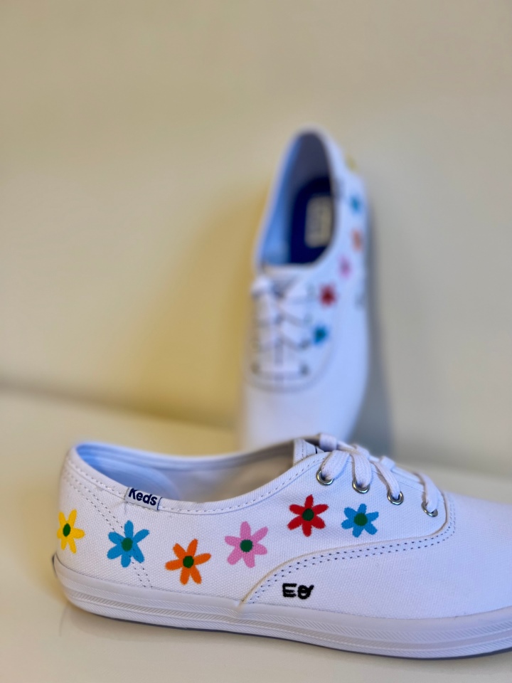 Keds Women\s Champion Canvas Original Branco Por Elizabeth Olwen White