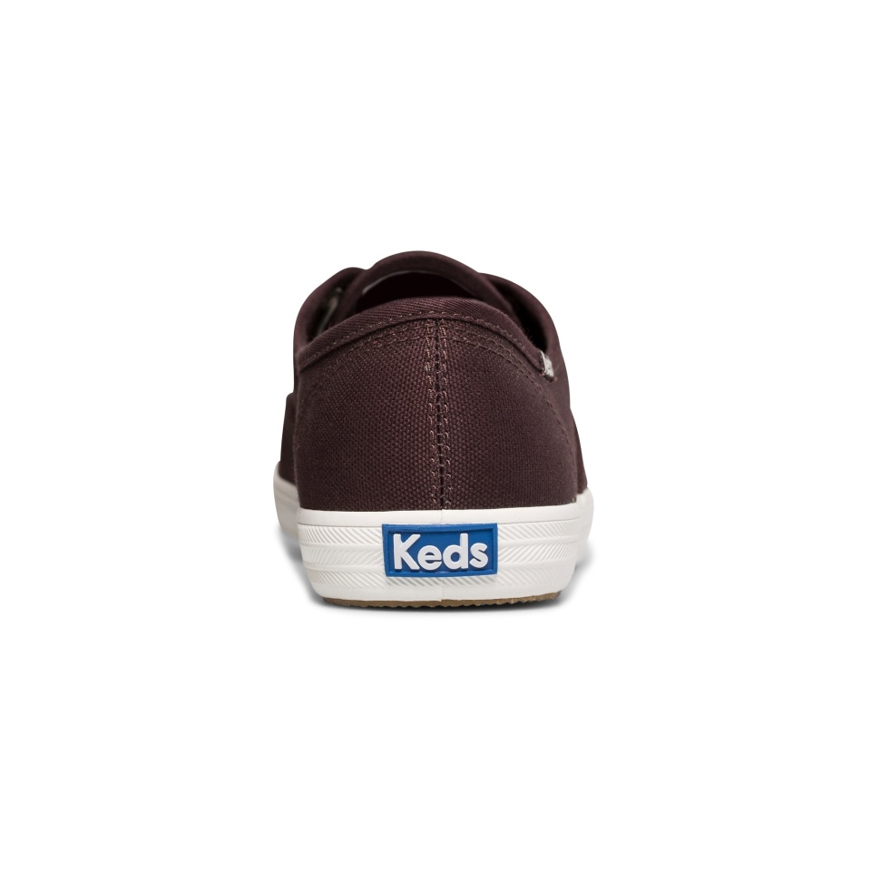 Keds Women\s Champion Lona De Algodão Orgânico Borgonha