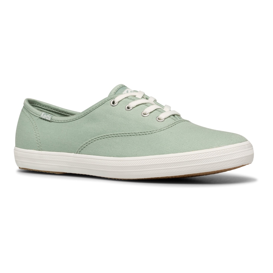 Keds Women\s Champion Lona De Algodão Orgânico Jade