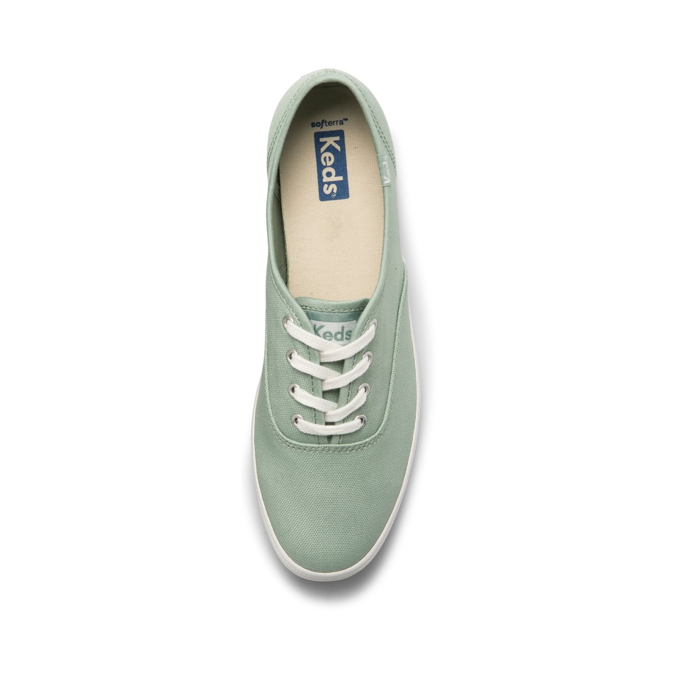 Keds Women\s Champion Lona De Algodão Orgânico Jade