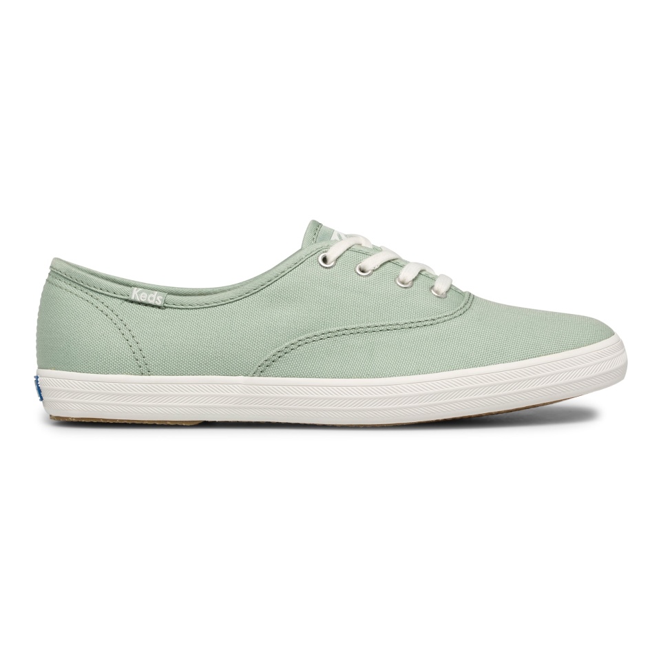 Keds Women\s Champion Lona De Algodão Orgânico Jade
