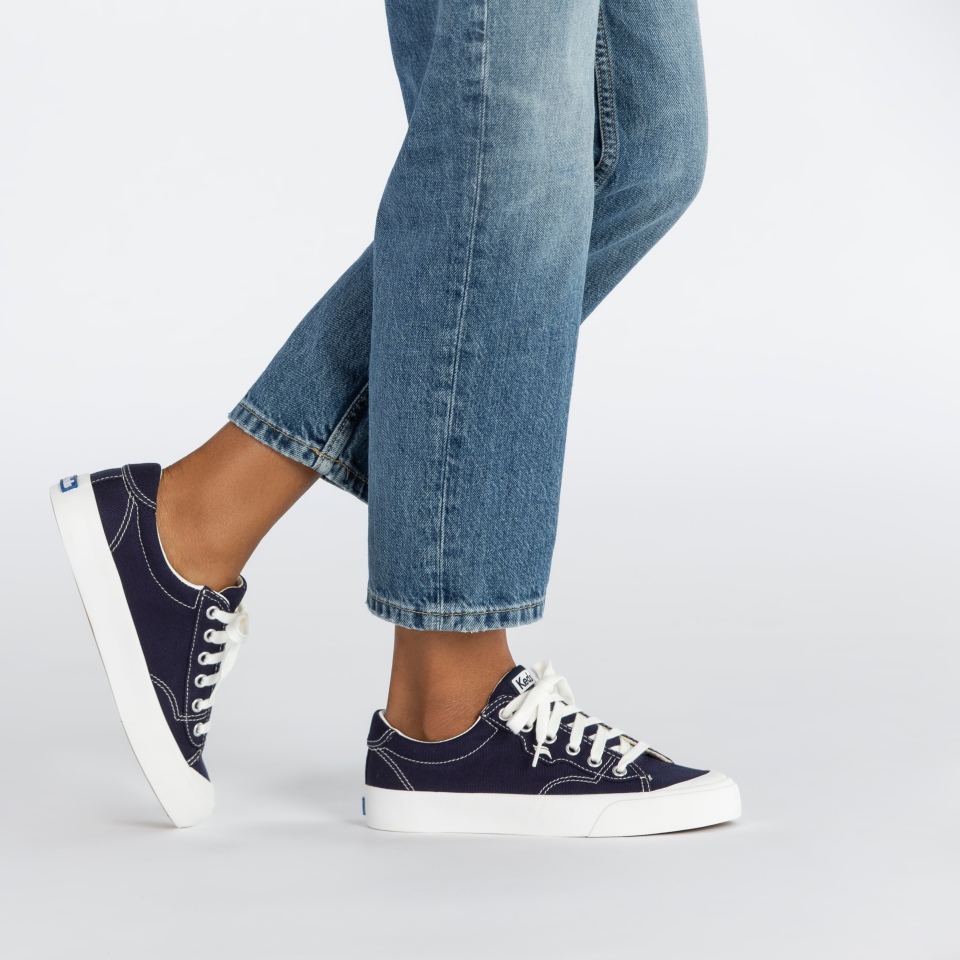 Keds Women\s Crew Kick 75 Canvas Navy