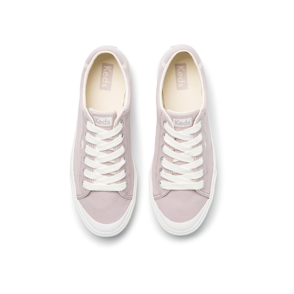 Keds Women\s Crew Kick 75 Feat Algodão Orgânico Cinza Nuvem