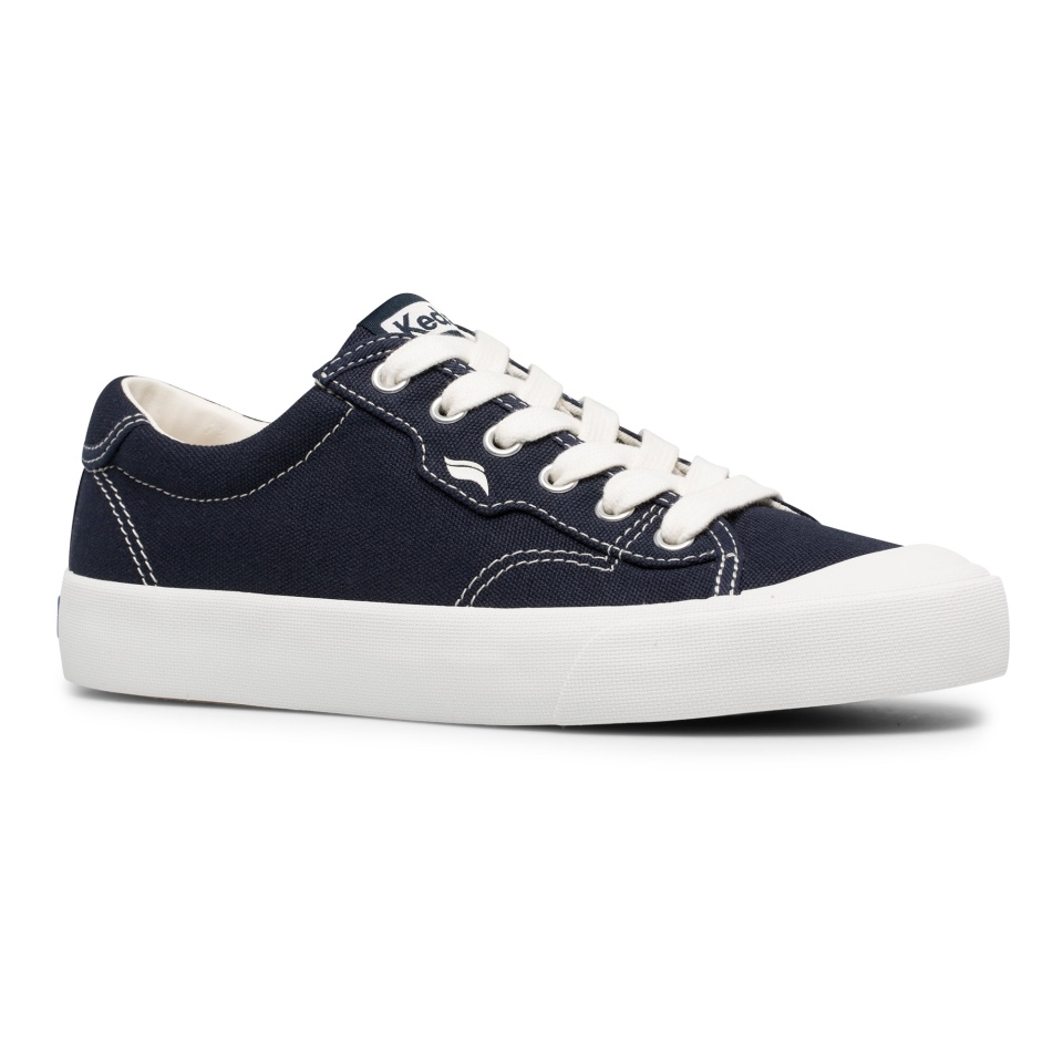 Keds Women\s Crew Kick 75 Feat Algodão Orgânico Marinho