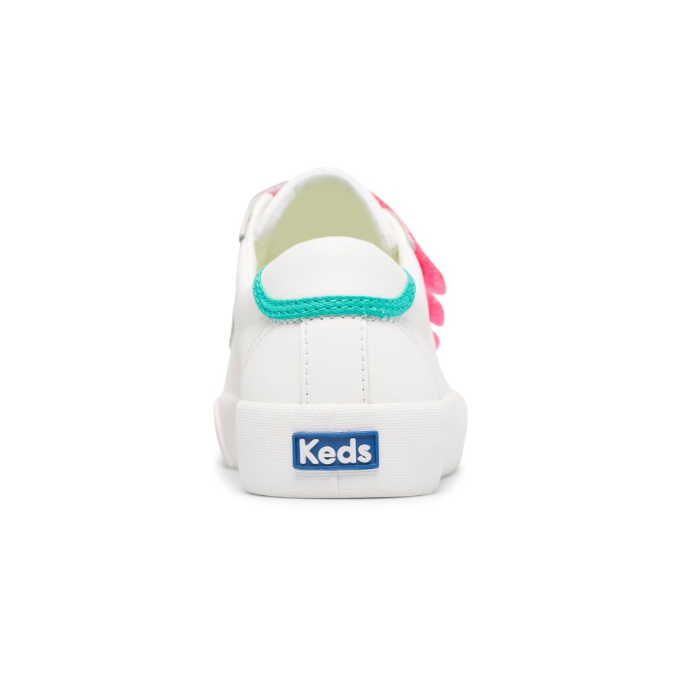 Keds Women\s Crew Kick 75 V Couro Branco-azulado
