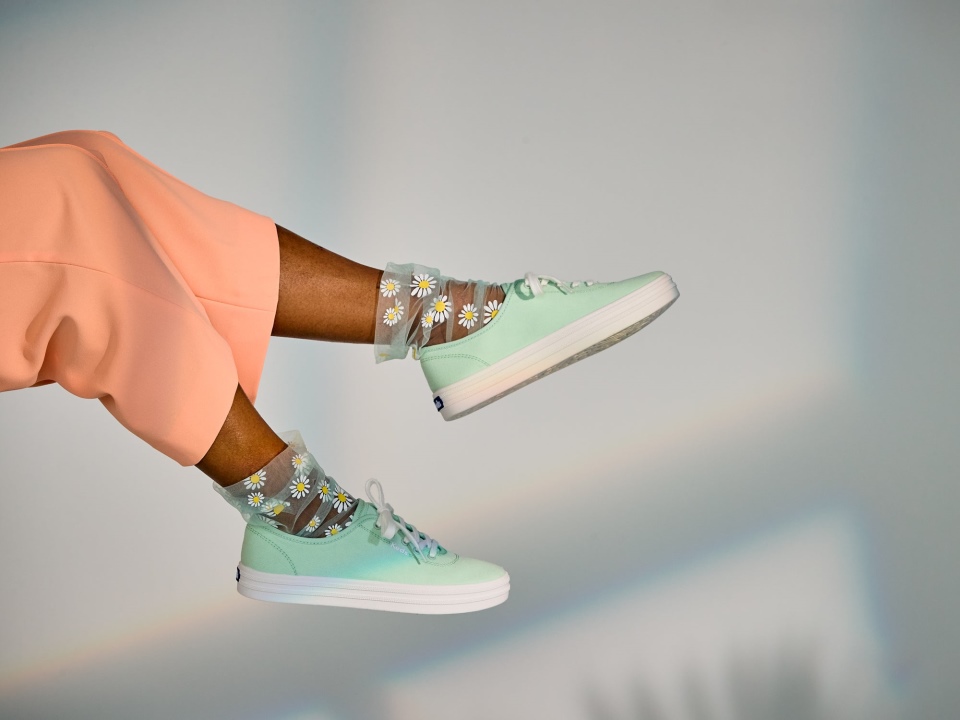 Lona Breezie Feminina Keds Menta