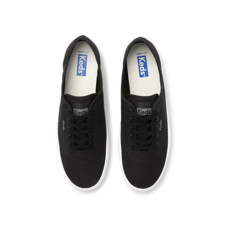 Lona Breezie Feminina Keds Preto Branco