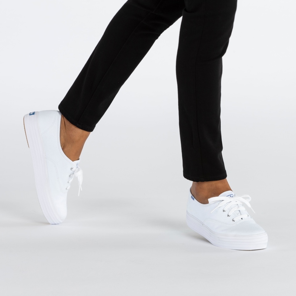Lona Cvo Tripla Feminina Keds Branca