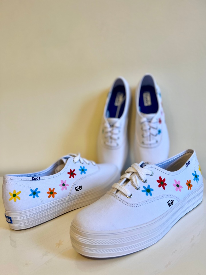 Lona Cvo Tripla Feminina Keds Por Elizabeth Olwen White