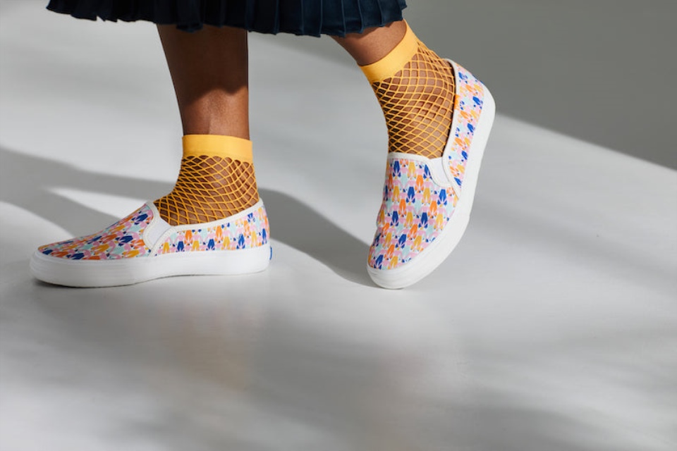 Mulher Arco-íris De Dois Andares Feminina Keds Por Elizabeth Olwen White Multi